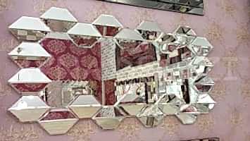 Altıgen Model Modern Ayna