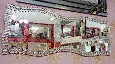 Bükümlü Taş Model Taşlı Ayna