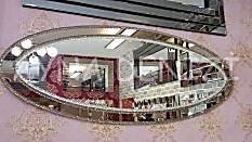 Elips Çift Taş Model Taşlı Ayna