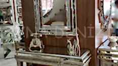 Boncuklu Model Aynalı Dresuar Takımı