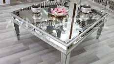 Boncuklu Model Aynalı Orta Sehpa