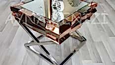 Rüzgar Model Aynalı Yan Sehpa