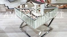 Sophia Model Aynalı Yan Sehpa