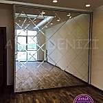 Baklava Dilimli Desenli Ayna