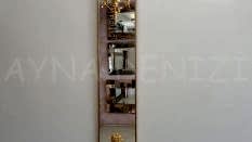 Venedik Model Altın Renk Dekoratif Niş Ayna