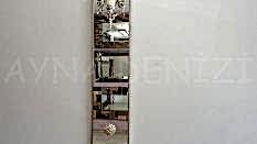 Venedik Model Gümüş Renk Dekoratif Niş Ayna