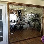 Baklava Dilimli Desenli Ayna