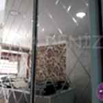 Baklava Dilimli Desenli Ayna