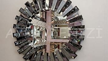 Güneş Black Smoked Model Siyah Füme Renk Modern Ayna