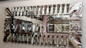 Akustik Black Silver Model Siyah Şeffaf Renk Modern Ayna