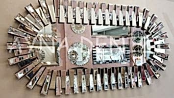 Güneş Piyano Black Silver Model Siyah Şeffaf Renk Modern Ayna