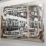 Pandorya Small Silver Model Modern Ayna-4