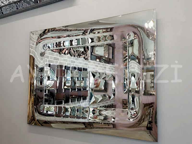 Pandorya Small Silver Model Modern Ayna