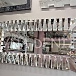 Akustik White Silver Model Beyaz Şeffaf Renk Modern Ayna-1