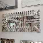 Akustik White Silver Model Beyaz Şeffaf Renk Modern Ayna-10