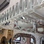 Akustik White Silver Model Beyaz Şeffaf Renk Modern Ayna-12