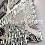 Akustik White Silver Model Beyaz Şeffaf Renk Modern Ayna-21