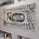 Akustik White Silver Model Beyaz Şeffaf Renk Modern Ayna-3