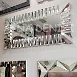 Akustik White Silver Model Beyaz Şeffaf Renk Modern Ayna-6