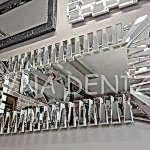 Akustik White Silver Model Beyaz Şeffaf Renk Modern Ayna-8