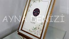 Jesy Fifth Gold Model Altın Renk Dekoratif Aynalı Resim Çerçevesi