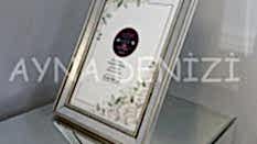 Jesy Fifth Silver Model Gümüş Renk Dekoratif Aynalı Resim Çerçevesi