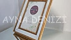 Jesy Second Gold Model Altın Renk Dekoratif Aynalı Resim Çerçevesi