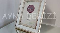 Jesy Second Silver Model Gümüş Renk Dekoratif Aynalı Resim Çerçevesi