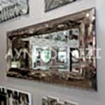 Çizgi Bronze Model Modern Ayna-10