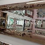 Çizgi Bronze Model Modern Ayna-15