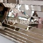Çizgi Bronze Model Modern Ayna-17
