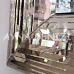 Çizgi Bronze Model Modern Ayna-18