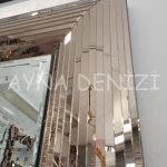 Çizgi Bronze Model Modern Ayna-20