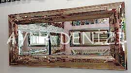 Çizgi Bronze Model Modern Ayna