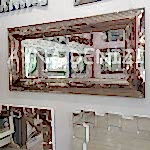 Çizgi Bronze Model Modern Ayna-3