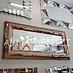 Çizgi Bronze Model Modern Ayna-6