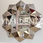 Kristal Bronze Model Modern Ayna-1