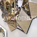 Kristal Bronze Model Modern Ayna-19