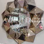 Kristal Bronze Model Modern Ayna-2