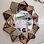 Kristal Bronze Model Modern Ayna-7