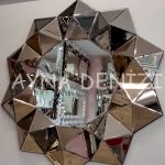 Kristal Bronze Model Modern Ayna-8