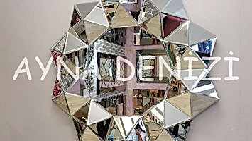 Kristal Silver Model Modern Ayna