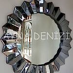 Madalyon Black Smoked Model Siyah Füme Renk Modern Ayna-11