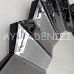 Madalyon Black Smoked Model Siyah Füme Renk Modern Ayna-14