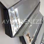 Madalyon Black Smoked Model Siyah Füme Renk Modern Ayna-15