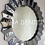 Madalyon Black Smoked Model Siyah Füme Renk Modern Ayna-9