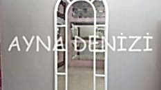 Genova Model Beyaz Renk Dekoratif Pencere Ayna