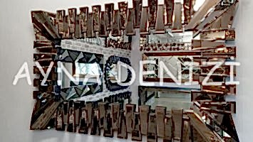 Akustik Black Small Bronze Model Siyah Bronz Renk Modern Ayna