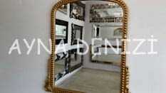 Lady Model Altın Renk Dekoratif Ayna