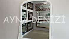 Lady Model Beyaz Renk Dekoratif Ayna